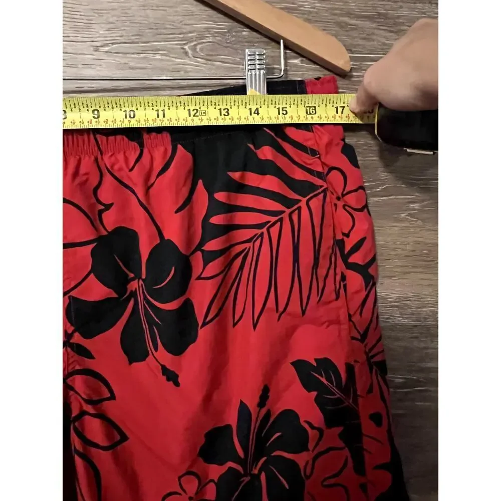 Polo Ralph Lauren men swim shorts size Large red navy bluse beach pool